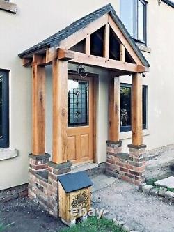 SOLID OAK PORCH KIT. HANDMADE and HANDCRAFTED to your measurements