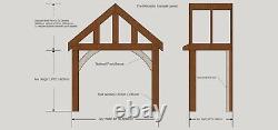 SOLID OAK PORCH KIT. HANDMADE and HANDCRAFTED to your measurements