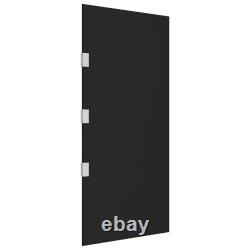 Side Panel for Door Canopy Side Part Black/Transparent Multi Sizes vidaXL