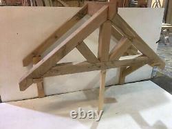 Solid Green oak porch frame canopy