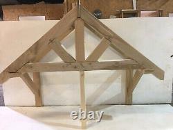 Solid Green oak porch frame canopy