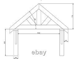Solid Oak Canopy Porch Kit Free Delivery