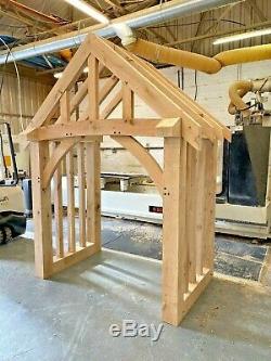 Solid Oak Porch, Doorway, Wooden porch, CANOPY, Entrance, Self build kit, Oak