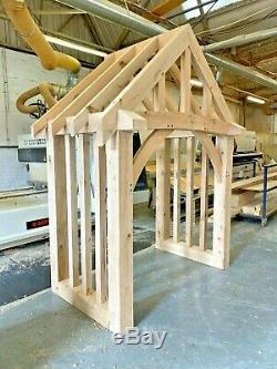 Solid Oak Porch, Doorway, Wooden porch, CANOPY, Entrance, Self build kit, Oak