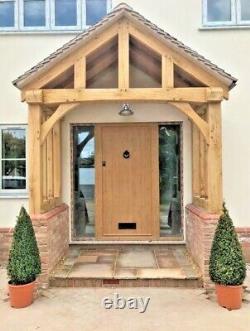 Solid Oak Porch, Doorway, Wooden porch, CANOPY, Entrance, Semi build kit, porch