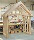 Solid Oak Porch, Full Curved beam, Wooden porch, CANOPY, Entrance