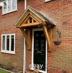 Solid Oak Porch Kit, Front Door Canopy Free Delivery UK Handmade