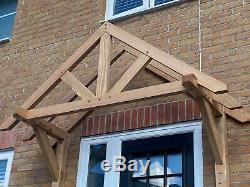 Solid green oak Oak canopy, porch, dorway, hand crafted