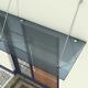 Stainless Steel 13mm Glass Canopy Door Modern Rain Shelter Tinted Grey Porch New