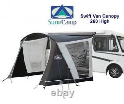 Sunncamp Swift Van Canopy 260 High 2022 Stock Fits Vans 250cm 265cm