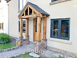 THE WORCESTER SOLID OAK PORCH SEMI BUILT KIT. HANDMADE and HANDCRAFTED