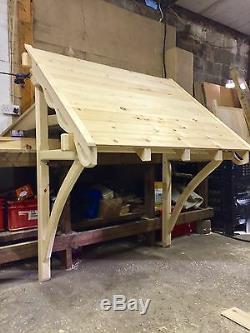 Timber Door Canopy Door Porch Carpentry Hand Made Bespoke Joinery Made to order