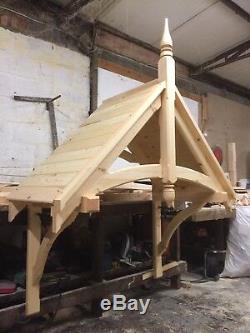 Timber Door Canopy timber Door Porch Hand Made Bespoke Joinery (made to order)