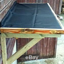 Timber Flat Roof Door Canopy Porch with Rubber Roof