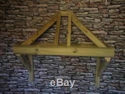 Timber Front Door Hip End Canopy Porch Hand Made Porch