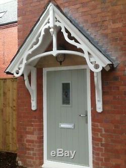 Wooden Front Door Canopy Porch Timber 3 Spoke Hand Made Porch