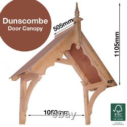 Traditional'A' Frame Timber Door Porch Canopy Dunscombe