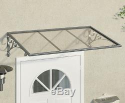 Traditional Glazed Door Canopy 1350mm x 880mm, Smoking Shelter, Porch Cover