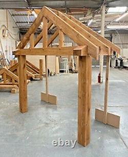 Traditionally built green oak porch frame, not canopy 7 10 Day Turnaround