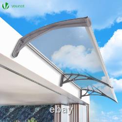 VOUNOT Front Door Canopy Outdoor Awning, Rain Shelter for Back Door, Porch, 200