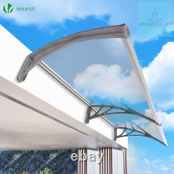 VOUNOT Front Door Canopy Outdoor Awning, Rain Shelter for Back Door, Porch, 200