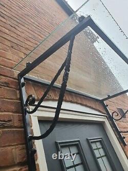 Victorian style Glass Canopy 10mm Toughened Glass top, Canopy Porch Door Shelter