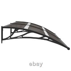 VidaXL Door Canopy PC Porch Awning Rain Shelter Roof Multi Colours Multi Sizes