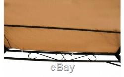 Wall Mounted Awning Door Canopy Porch Patio Tent Gazebo Sunshade Shelter Brown