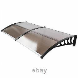 Wall Mounted Door Canopy Awning Front Back Patio Porch Shade Shelter Rain Cover