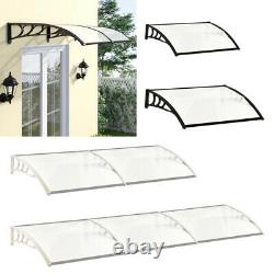 Waterproof Corrugated Awnings Window Doors Front Canopy Patio Shelter Porch Roof