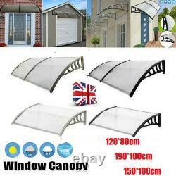 White Door Canopy Awning Shelter Front Back Porch Outdoor Shade Patio Roof Cover