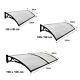 Window Roof Rain Cover Door Canopy Awning Shelter Outdoor Front Back Porch BOA