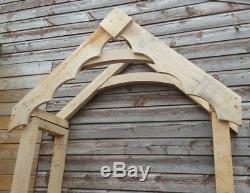 Wooden Door Canopy OAK Cottage Style & Oak Stilts