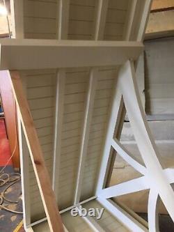 Wooden Front Door Canopy Porch without posts